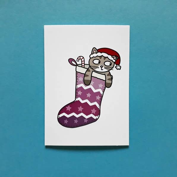 Katzen-Strumpf-Karte für den Großhandel von Penguin Parade