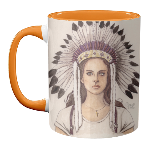 ART WOW - Wholesale Coffee Mug - Mugs 'Lana Del Rey IV' by Daniel Cash8