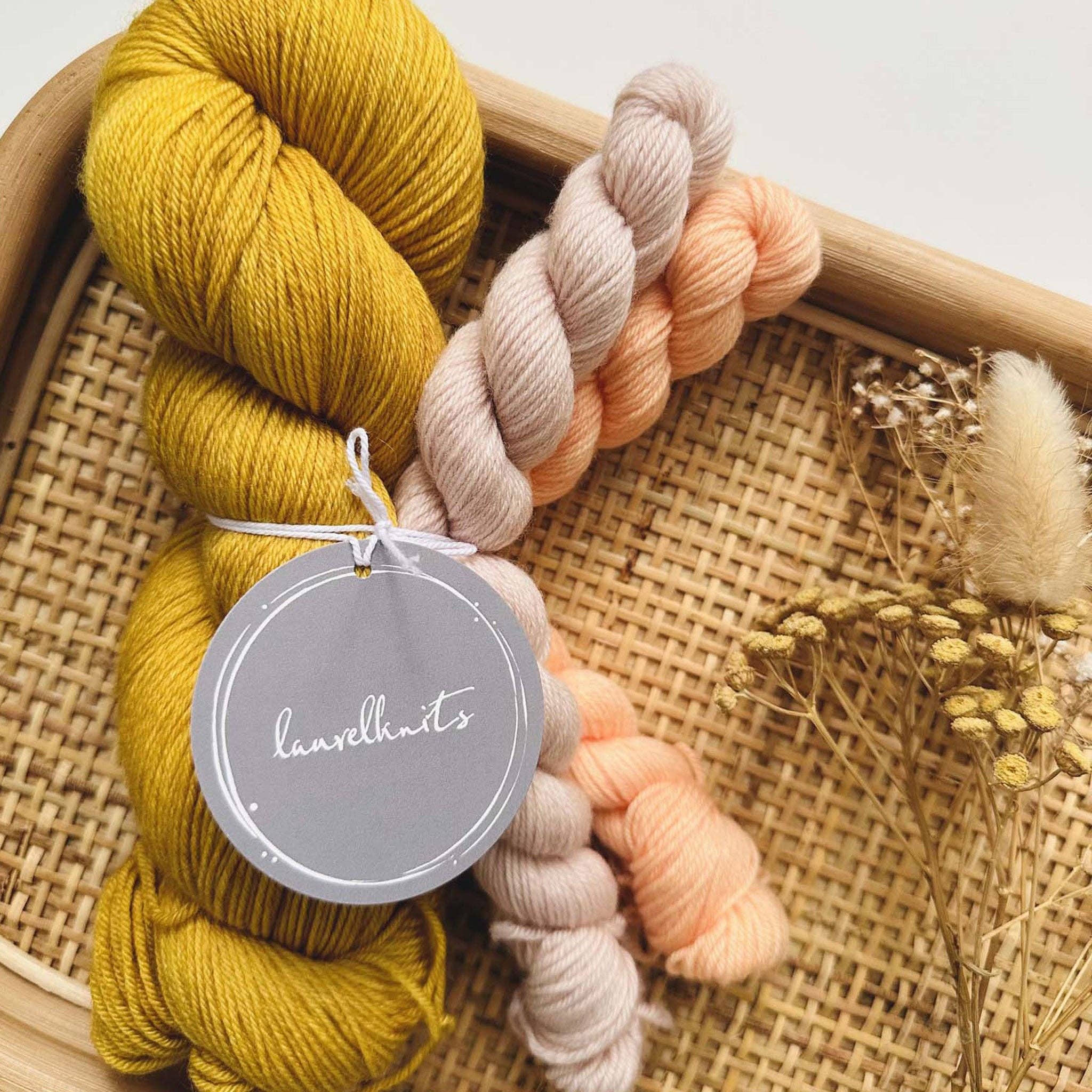 laurelknits – Fio por atacado – Conjunto SuperSock de 100 g + 2 novelos de 20 g1