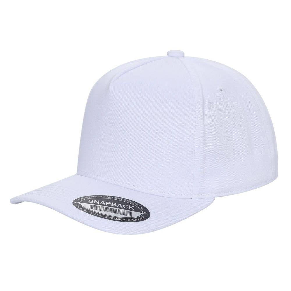 DOBBI - Wholesale Flat Brim Cap - Unisex - 5 Panel Snapback Caps8