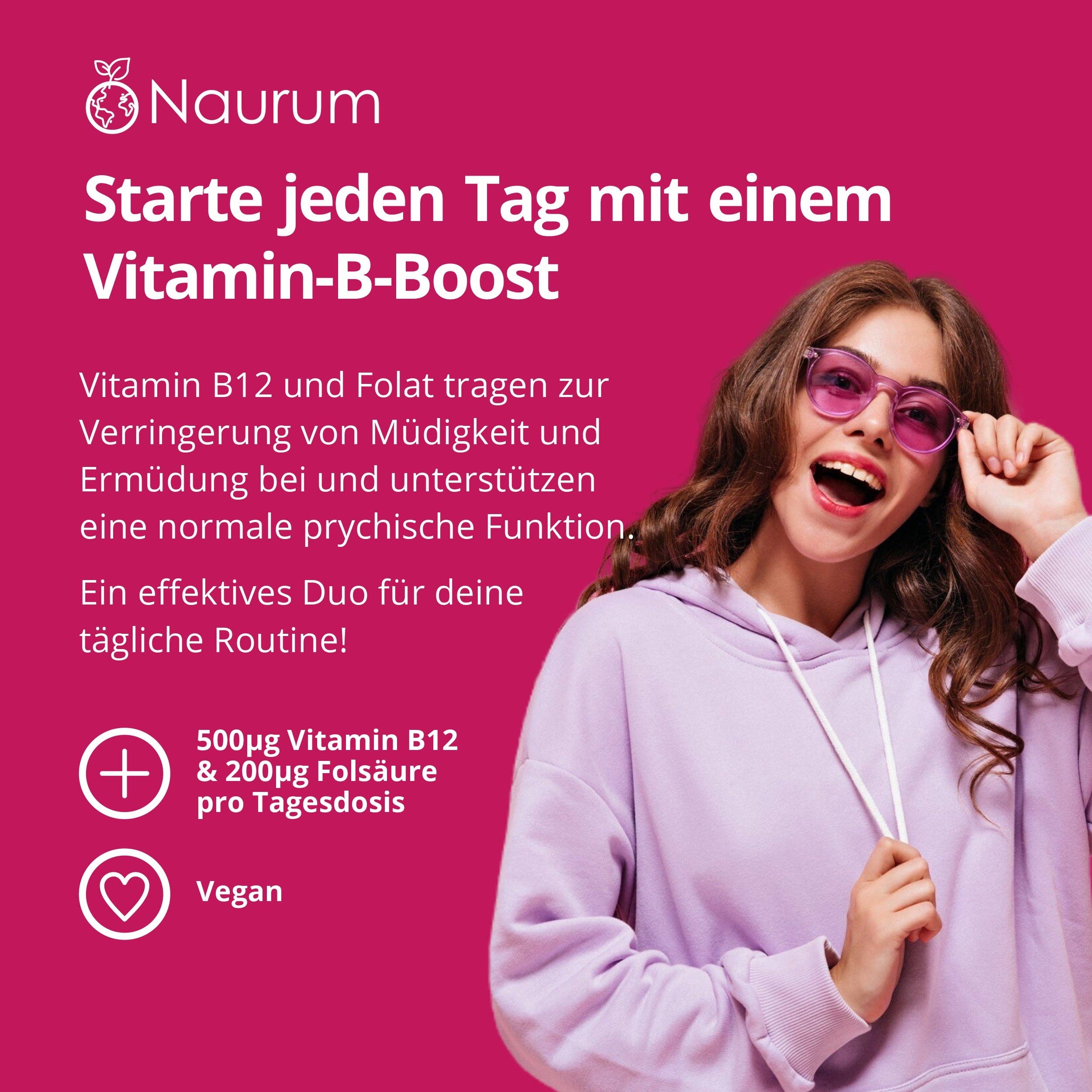 Naurum - Wholesale Oral Supplement/Vitamin - Vitamin B12 trio complex with folate1