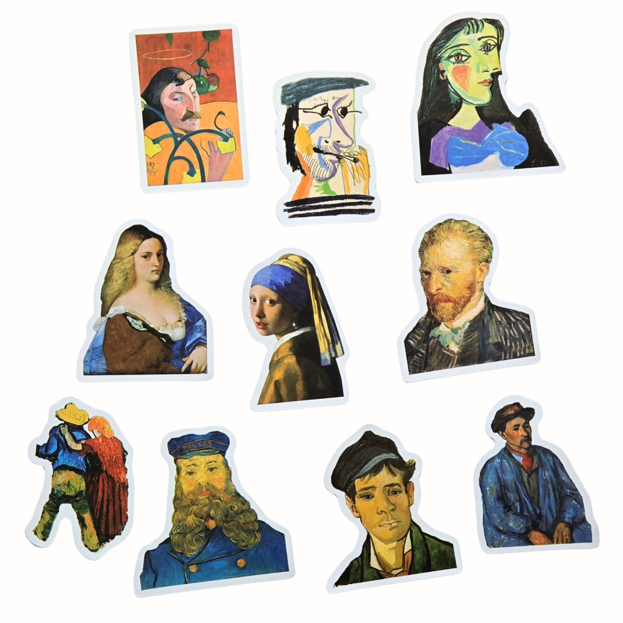 Fiona Accessories - Vente Autocollant - Autocollants d'art pour boutiques de cadeaux de musées, peintures d'artistes célèbres5