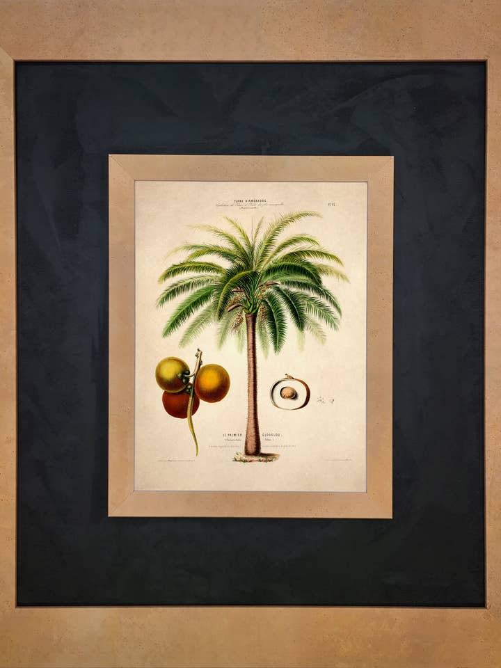 Vintage Palms II with Terra Cotta and Fabric for wholesale by The Brightener Group