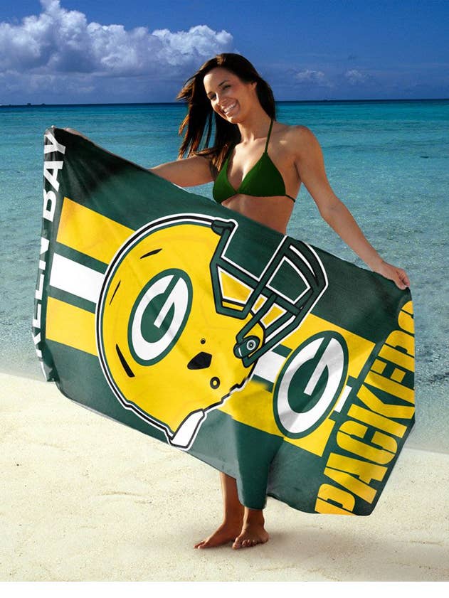 Asciugamano da spiaggia (NFL/Packers) per la vendita all'ingrosso da parte di KC Factory