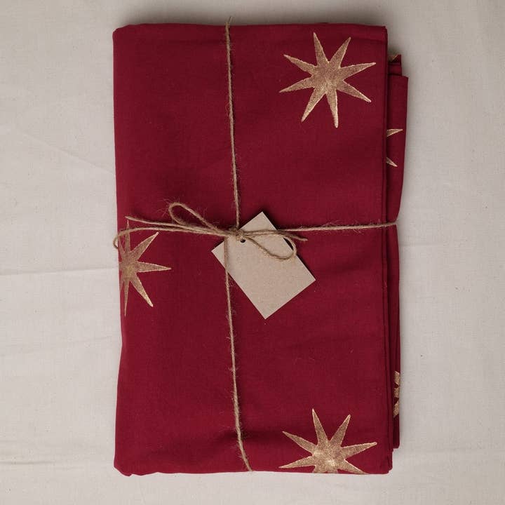 Merlot Star Tablecloth for wholesale by Twizzell