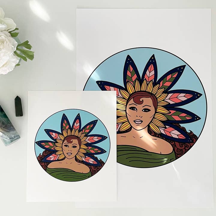 Abundancia Art Print for wholesale by La Vida Creative