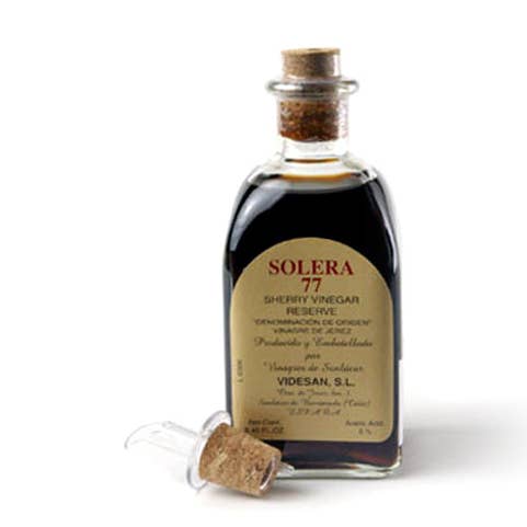 Solera 77 Reserva Sherry Vinegar by Videsan for wholesale by Khayyan Specialty Foods