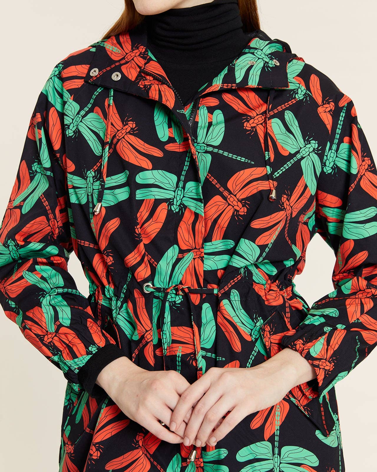 Pepaloves - Wholesale Raincoat - Women's - Raincoat libelulas forro red2