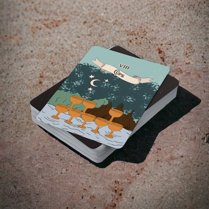 Dio Candle Company - Vente Cartes de tarot - Jeu de tarot Rider Waite - Costumes codés par couleur au format poker18