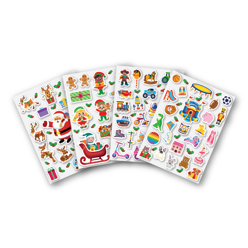 Scentco, Inc - Wholesale Sticker - Kids & Baby - Holiday Sticker Magic - Santa's Workshop2