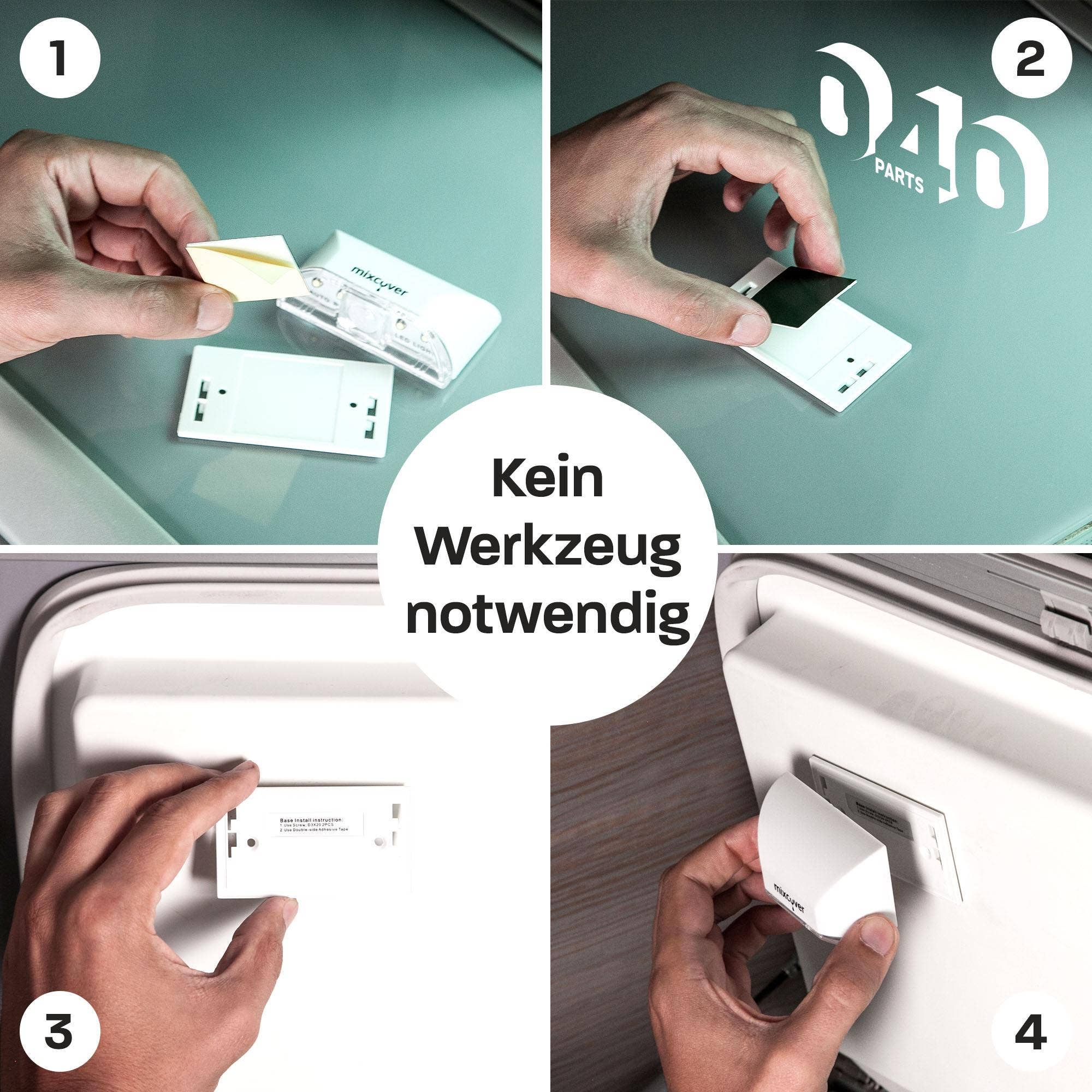 Mixcover GmbH - Wholesale Portable Charger - 040Parts automatic LED refrigerator light/cooler box compatible with caravans, motorhomes, caravans, van, freezer, mini refrigerator5