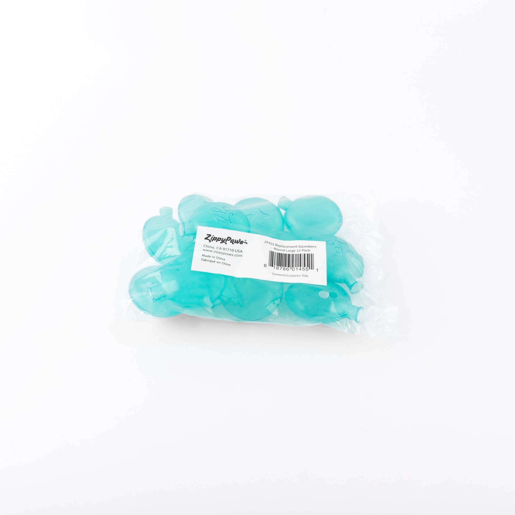 ZippyPaws – wholesale Pet squeaky toy – Dog – Replacement Squeakers - Round Large (12-pack)1