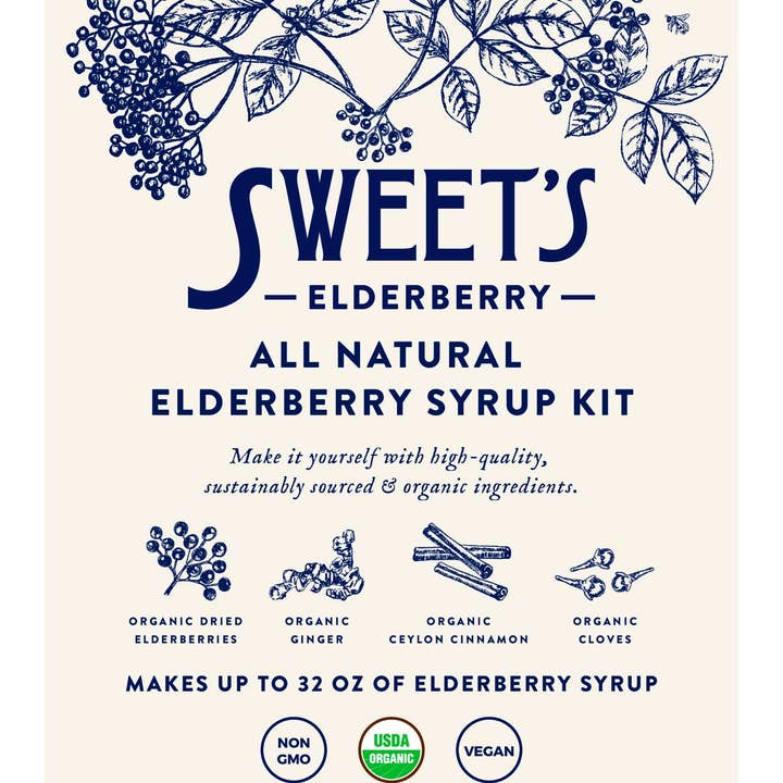 Sweet's Elderberry - Wholesale Oral Supplement/Vitamin - Elderberry Syrup DIY Kit1