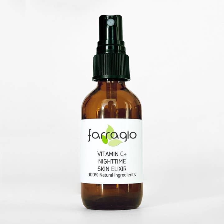 farragio - Wholesale Facial Serum/Concentrate - All-Natural Vitamin C+ Nighttime Skin Elixir, 2 fl oz1