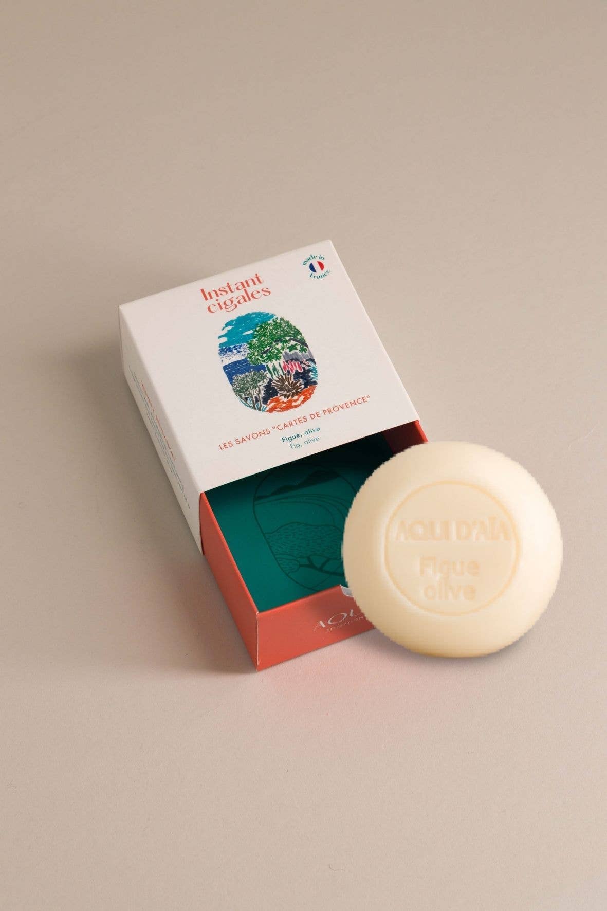 Aqui d'Aia - Wholesale Bar Soap - Fig and Olive Soap, 100g