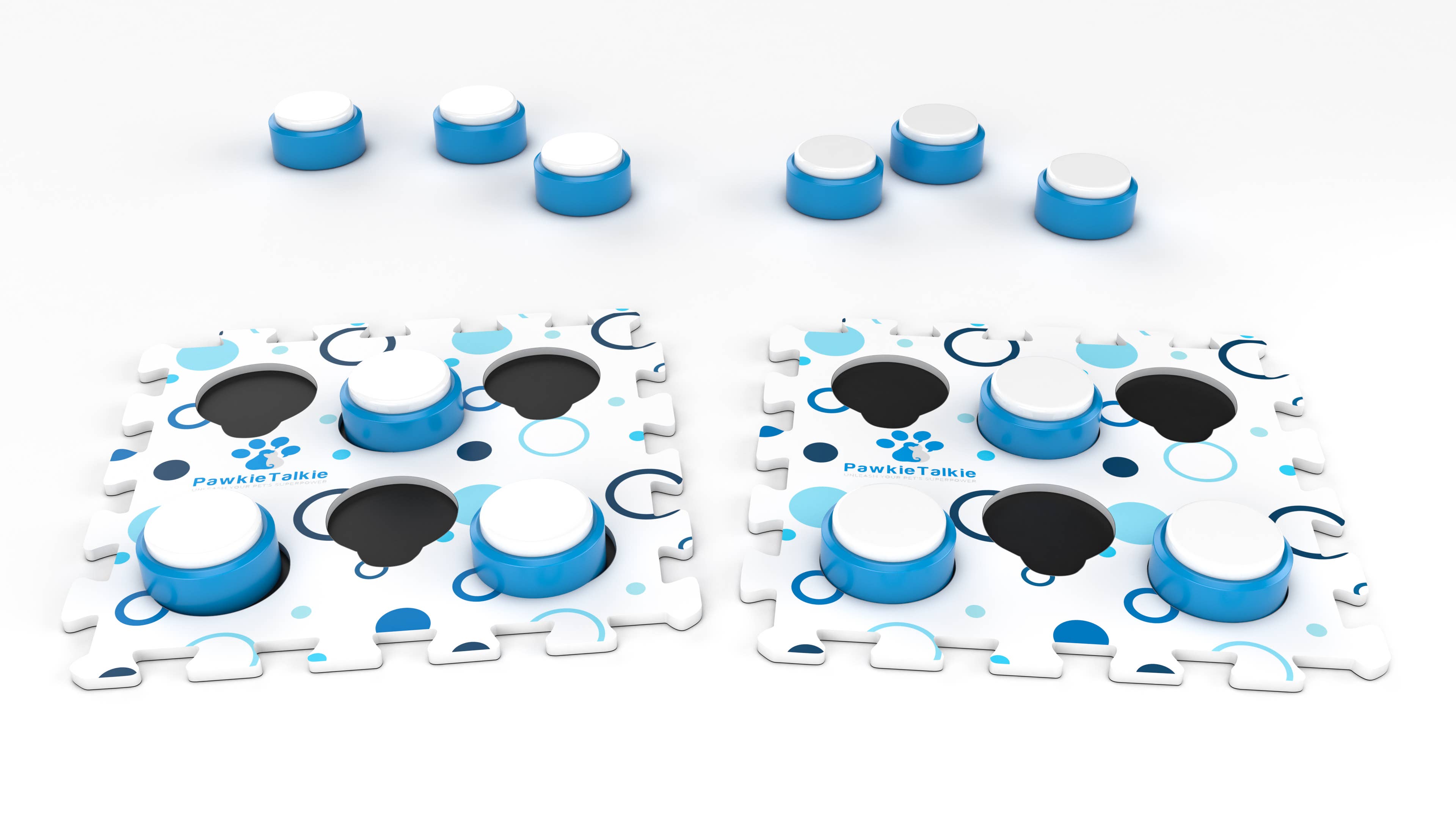 PawkieTalkie - Wholesale Pet Toy - Cat/Dog - PawkieTalkie Pet Talking Buttons Set for Dogs and Cats6