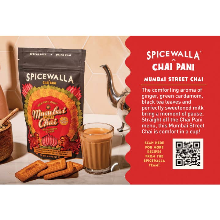 Scheda Ricetta Chai di Strada di Mumbai per la vendita all'ingrosso da parte di Spicewalla