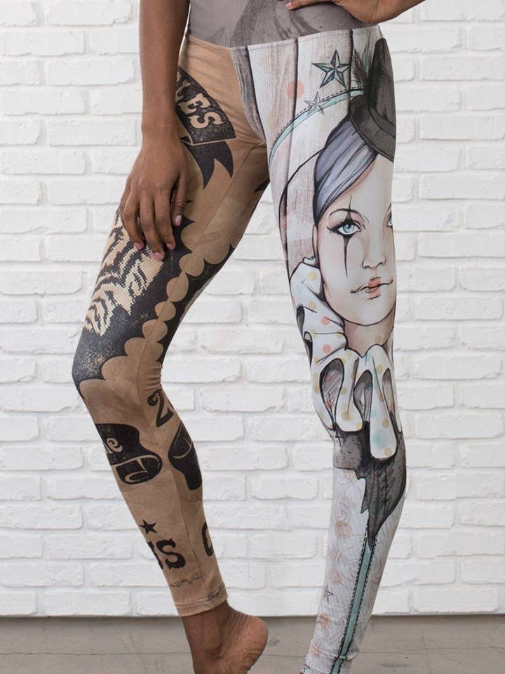 Circus MASHUP - Leggings deportivos suaves y mantecosos para venta al por mayor de Eagle Rock Werkshop®