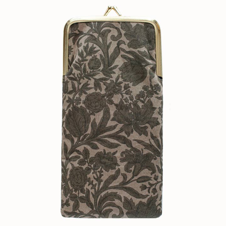 Eyeglass Case Matilde / Sepia Green for wholesale by LILI'S LOFT