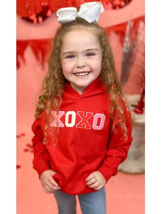 Sugar Stitch - Wholesale Hoodie - Kids - Soft Chenille XOXO Youth Hoodie