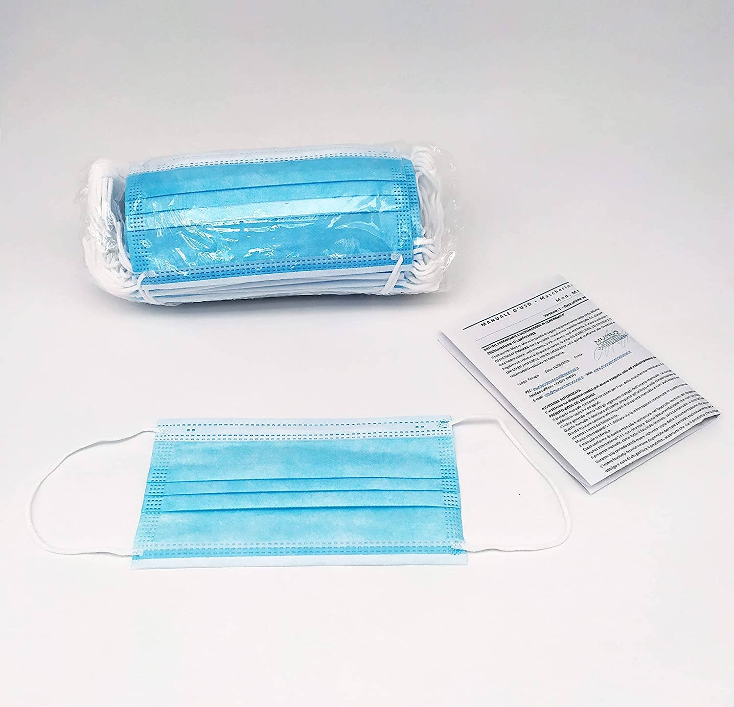 Munus Medical - Wholesale Protective Face Mask/Shield - ADULT SURGICAL MASK MM-005-50 - 1 BAG OF 507