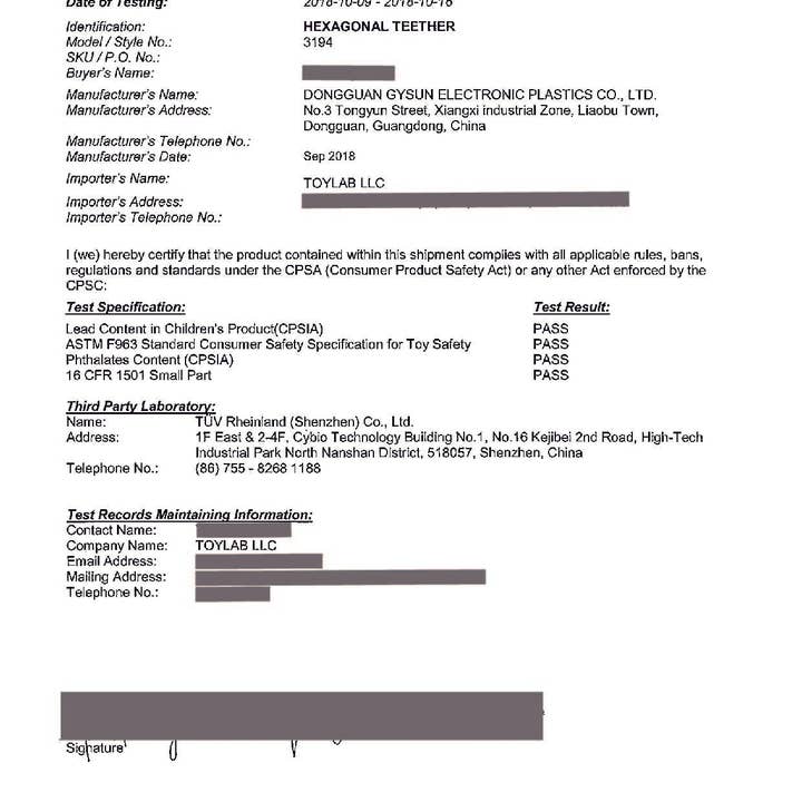 ToyLab - Wholesale Teether (Not Clip-On) - Baby - The Hexy - New Packaging9