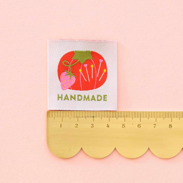 Sarah Hearts - Wholesale Craft Sewing Kit - Tomato Pin Cushion Handmade Large Sewing Labels