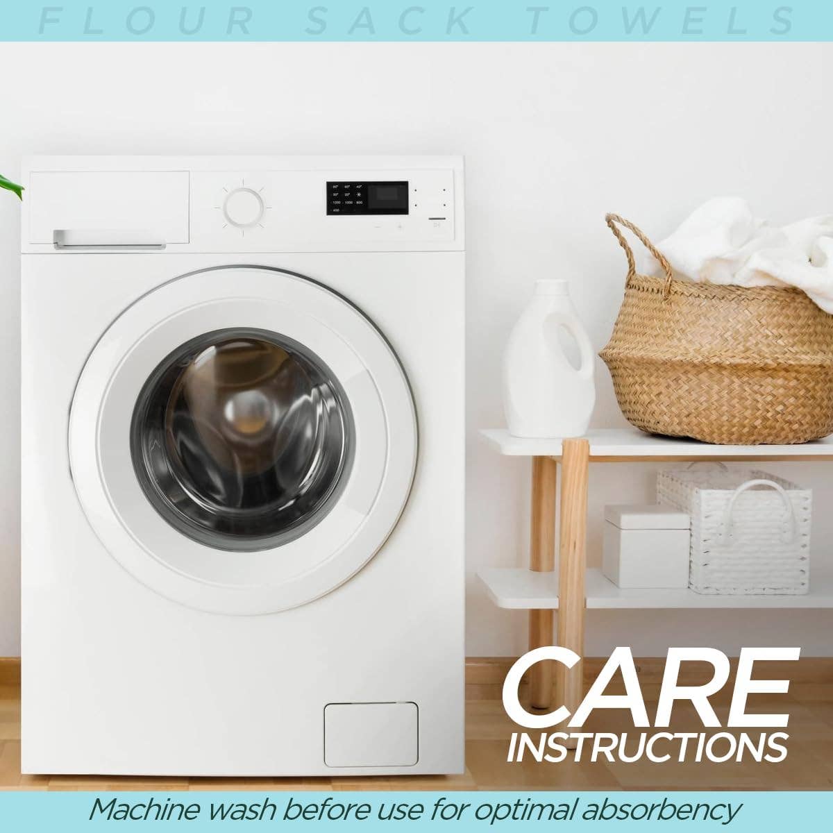 NATURE IS GIFT LLC - Vente Torchons - Torchons en sac de farine BIO 28 x 28 pouces3