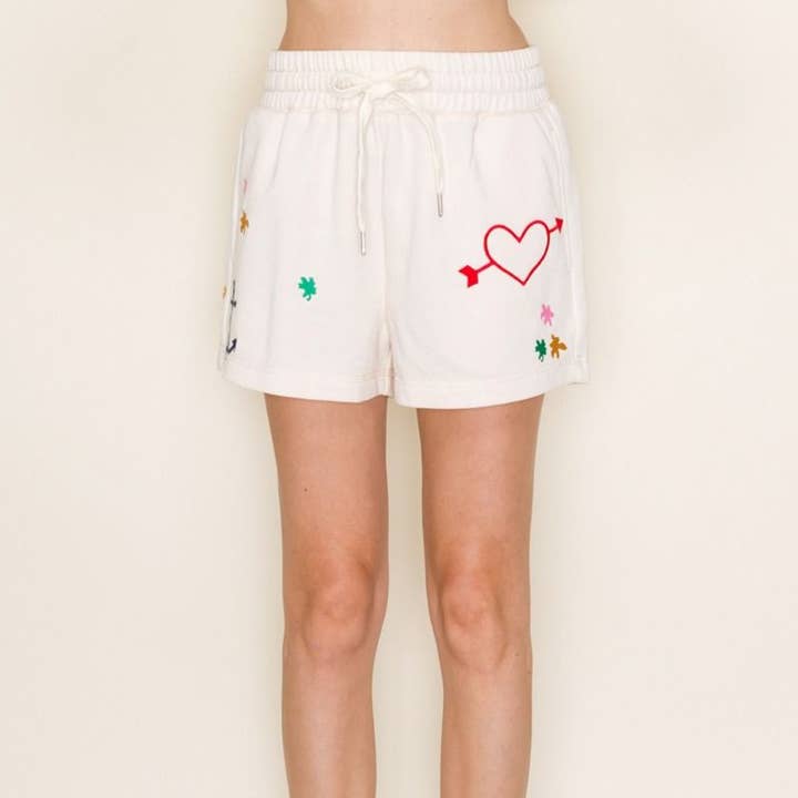 P80357 Calções de Malha Sólida de Cintura Alta por atacado de White Birch