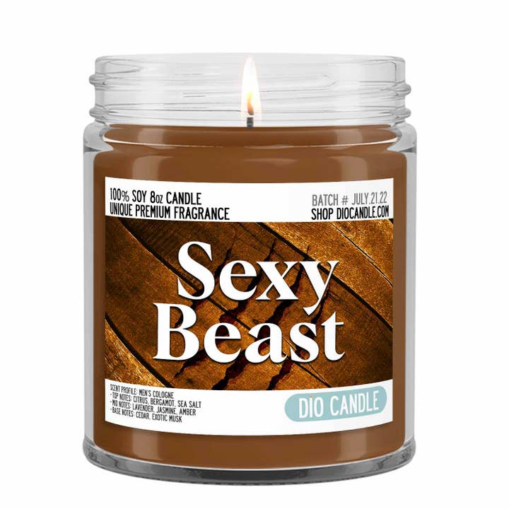 Sexy Beast Candle for wholesale by Dio Candle Company