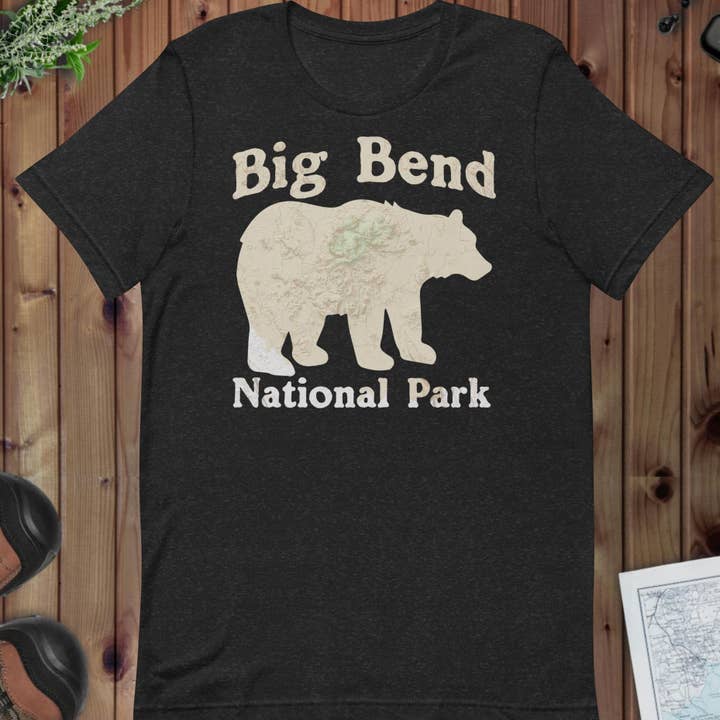 T-shirt Topo Ours Big Bend pour la vente par Park Service Apparel
