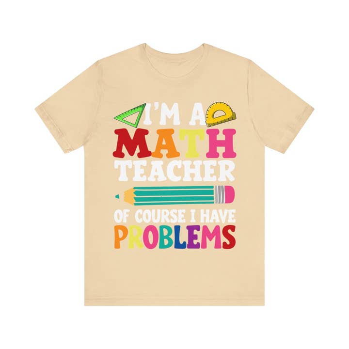 L&L T-Shirt Company - Wholesale Screen Printed T-Shirt - Unisex - Unisex - I Am A Math Teacher12
