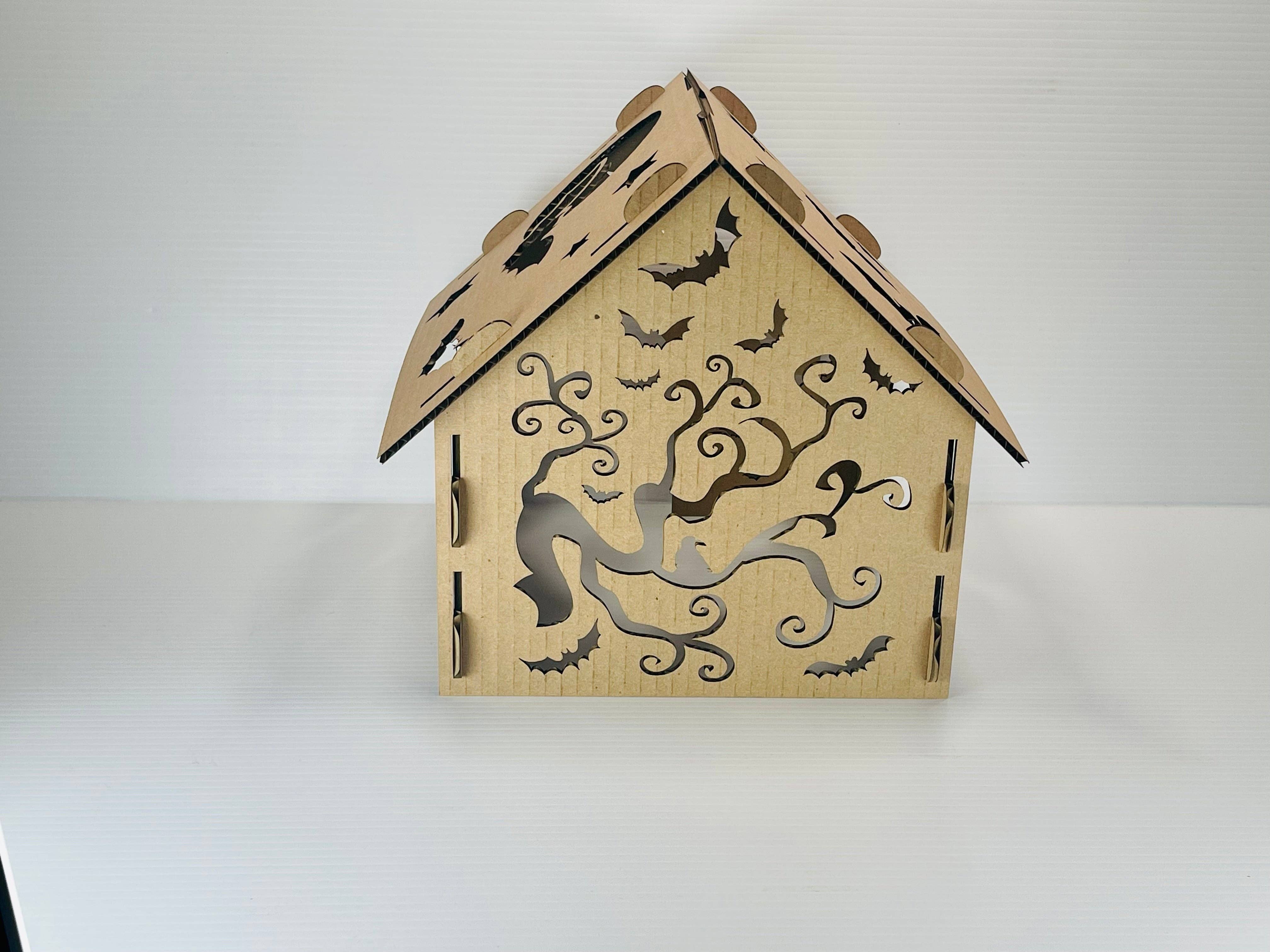 Grannys Little Homes - Wholesale Speeltje - Niet voor katten of honden - Kartonnen Vleermuis Schuilplaats5