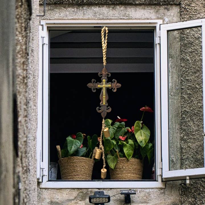 St. Joan of Arc Wood Cross Hanging Chapel Bells Wind Chime and other Purchase Wholesale wind chimes india. Free Returns & Net 60 Terms on Faire trending on Faire.