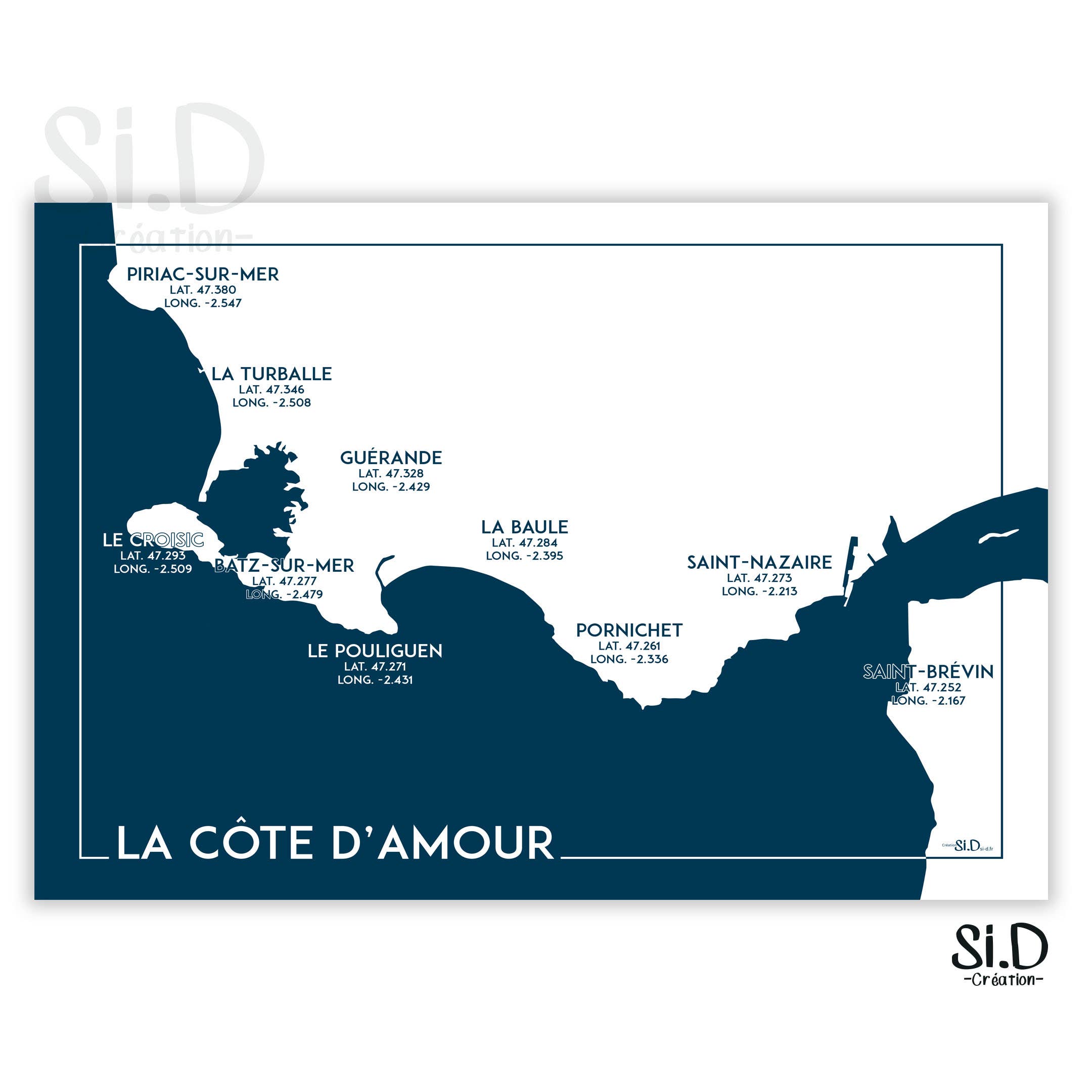 Si.D - Wholesale Poster - Cote d'Amour Bleu0
