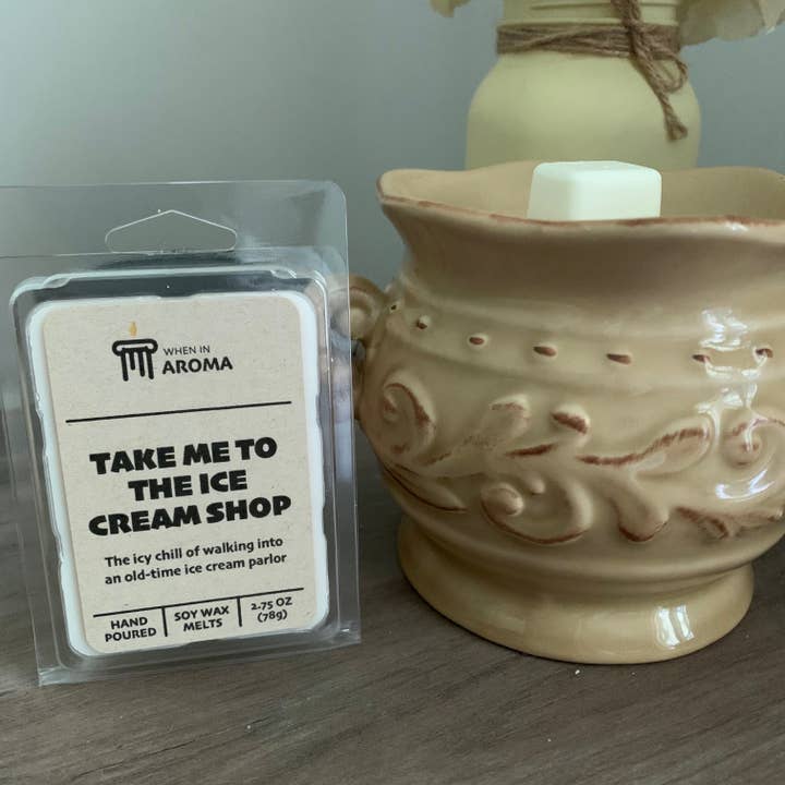 Bring mich zur Eisdiele Sojawachsschmelze für den Großhandel von When In Aroma Candle Company