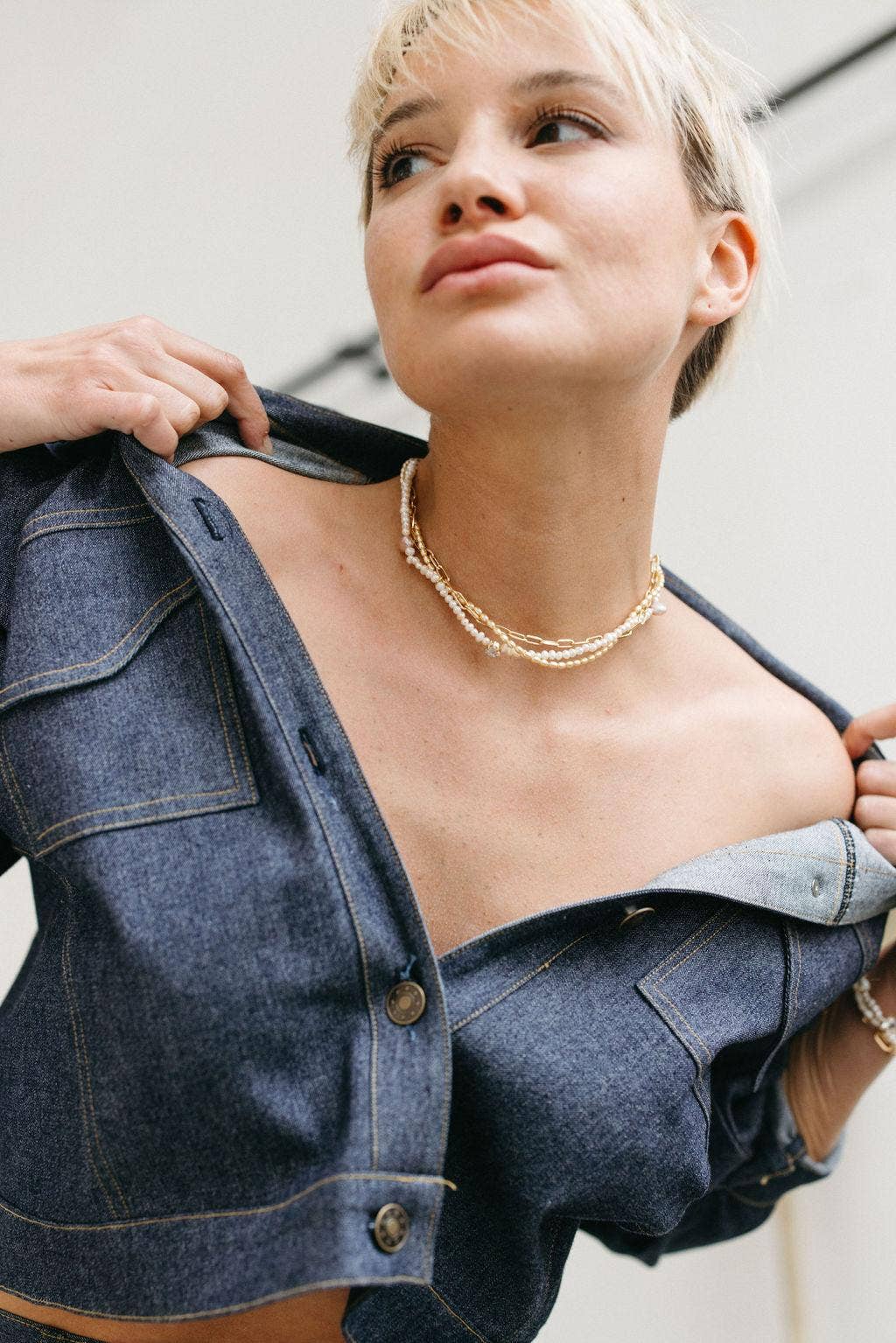 ZYROLA - Wholesale Beaded/Pearl Necklace - Multi-strand necklace – Cultured pearls & Swarovski crystals4