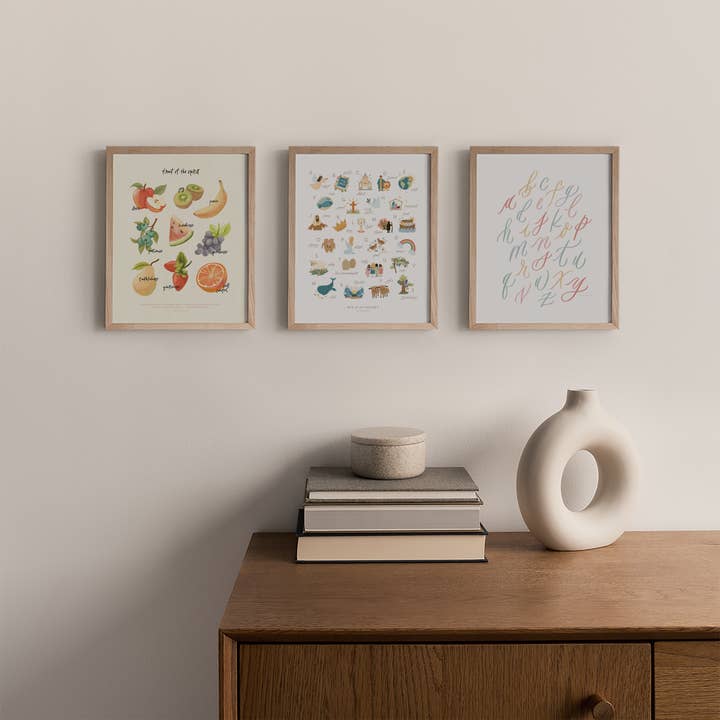 Selah Paper - Wholesale Art Print - Kids & Baby - Illustrated Bible Alphabet Art Print2