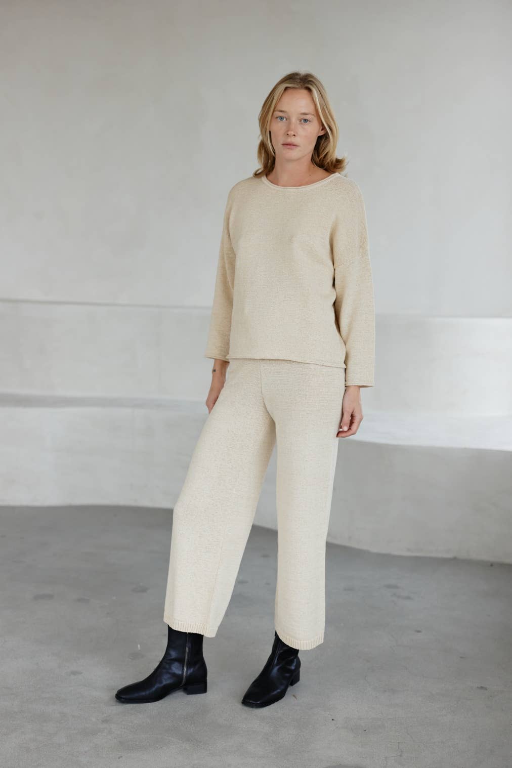 MOD REF - Wholesale Pants - Women's - The Zoe Pants | Knit Culotte Pants14