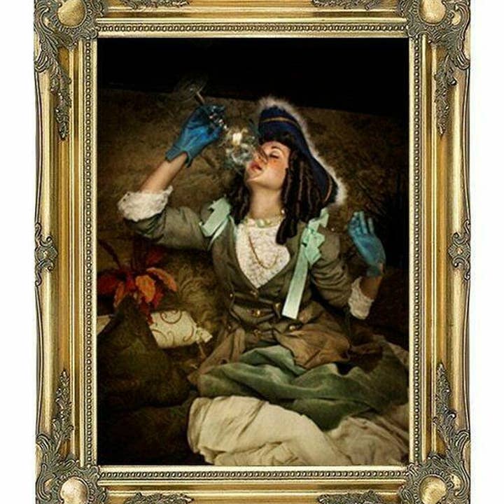 Mineheart - Wholesale Art print - Altered Art Stretched Canvas Art 'Air is Not Enough' Design4