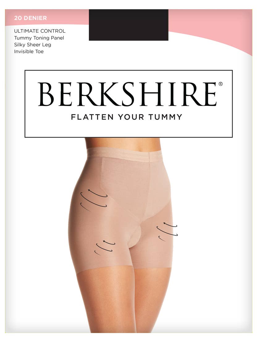Berkshire - Wholesale Shapewear - Women's - Flat Tummy Silky Sheer Shaping Pantyhose - 8216