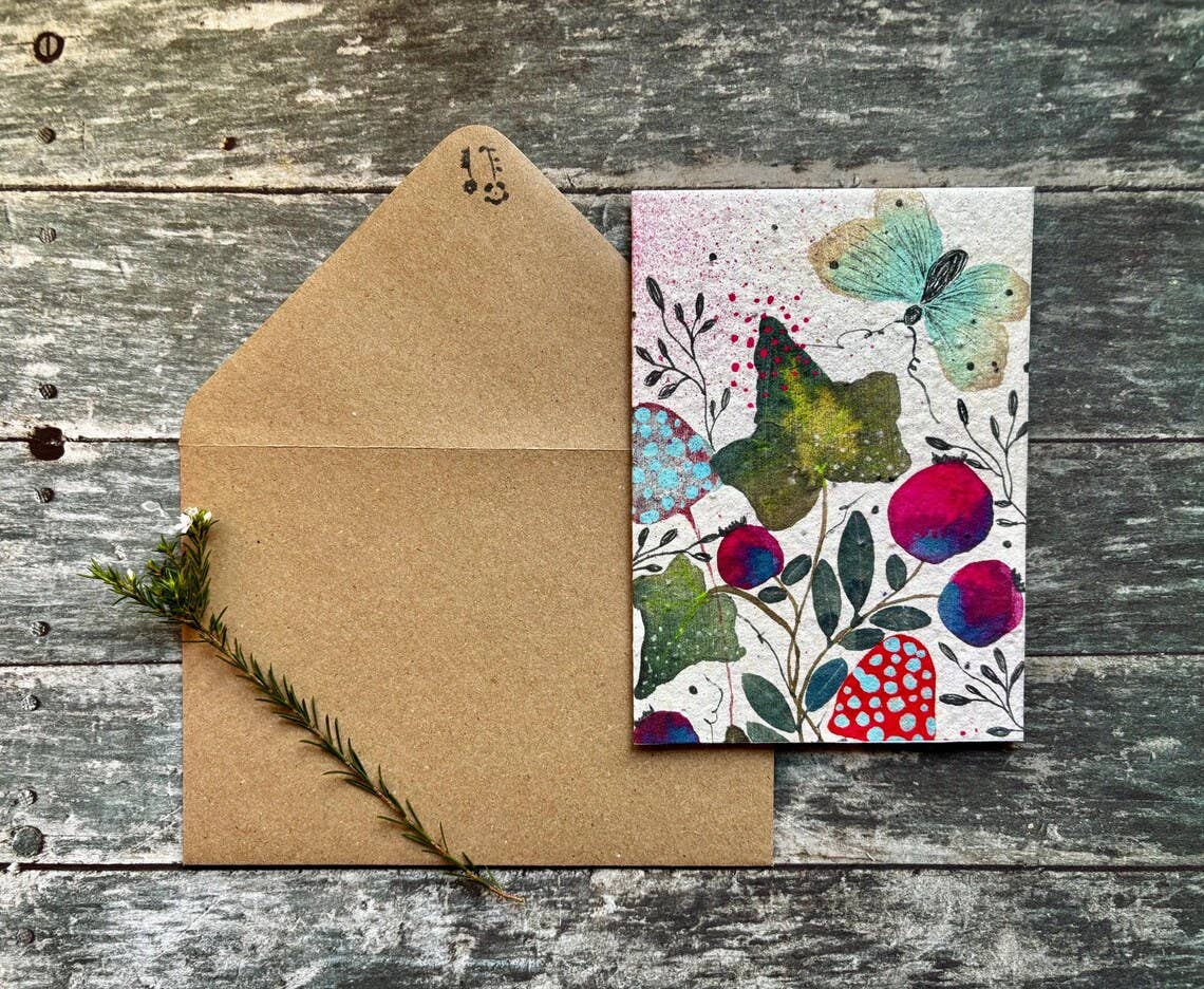 Erika's Whimsical Art – wholesale Birthday card – Plantable  Seed Paper Birthday Card, Blank Inside 1