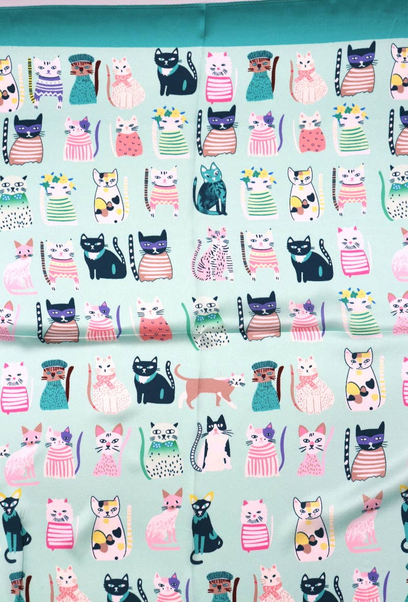 LIL' MOON - Wholesale Scarf - Women's - Square #SQ2300217