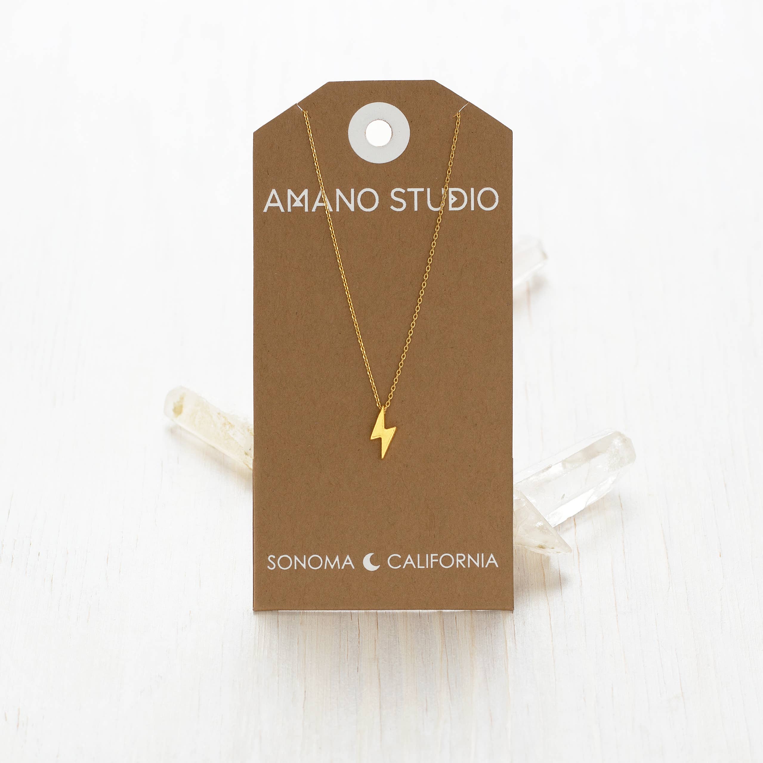 Amano Studio - Wholesale Pendant/Charm Necklace - Tiny Lightning Bolt Necklace1