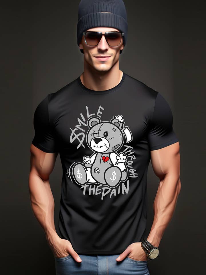 T-shirts Teddy Smile - Soutien à la conception des petites entreprises pour la vente par Grooveman Music