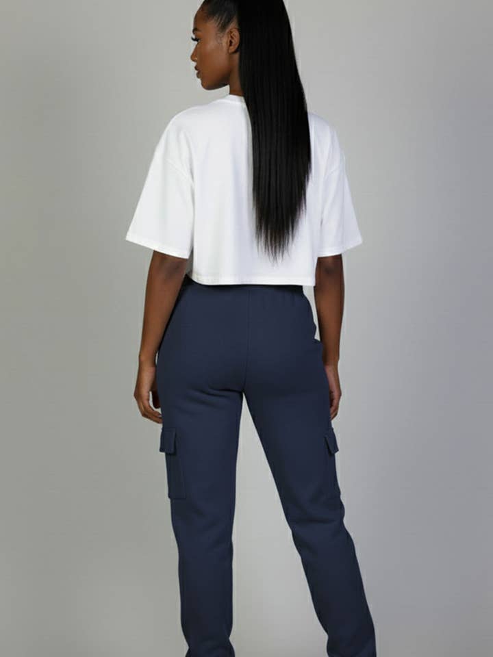 CAPELLA APPAREL - Wholesale Athletic Sweatpants/Joggers - Women's - Side Pocket Drawstring Waist Sweatpants8