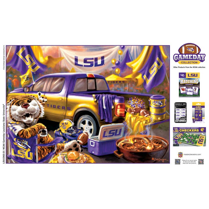 Masterpieces Puzzles - Wholesale Puzzle - Adult - LSU Tigers - Gameday 1000 Piece Puzzle3
