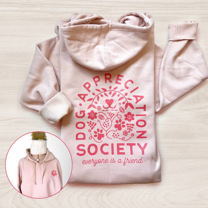 Poppy & Lou - Wholesale Hoodie - Women's - Dog Appreciation Society Hoodie Sweatshirt