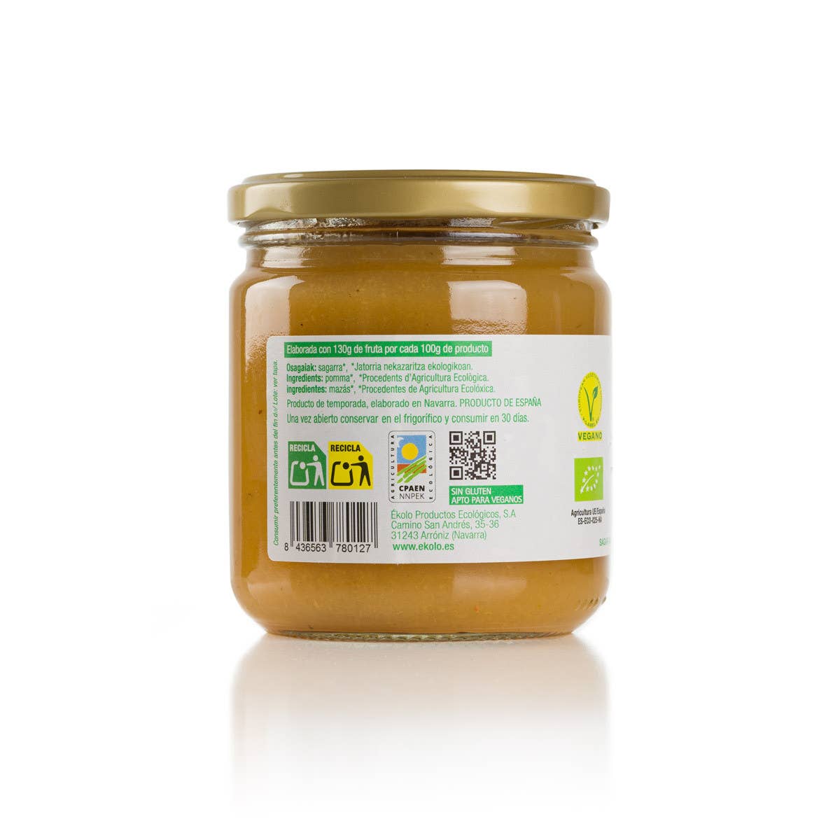 ekolo - Vente Confiture/gelée - Compote de pomme bio, 6 pots de 350 g5