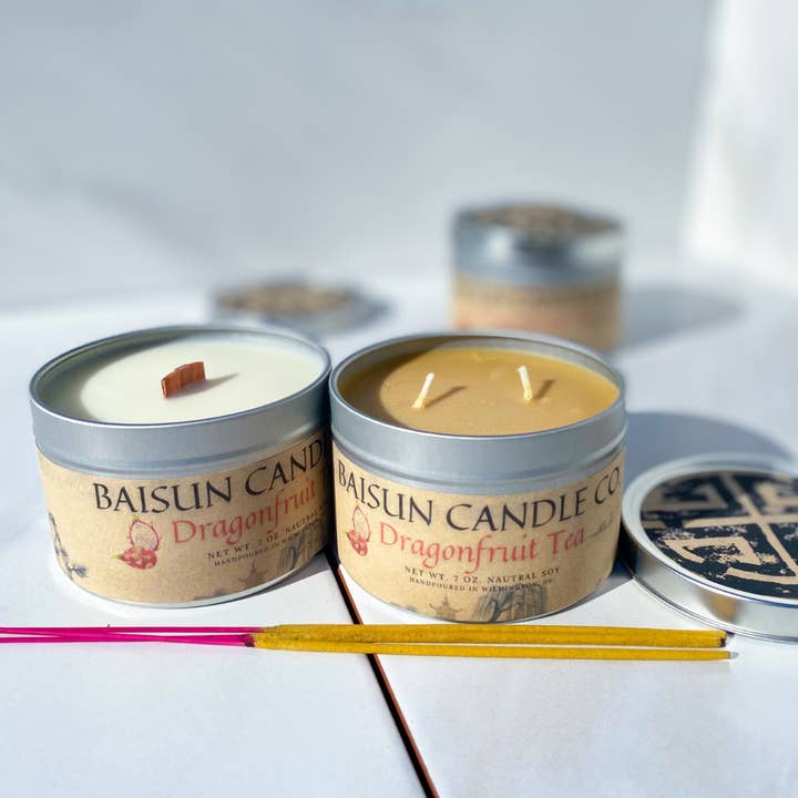 Dragonfruit Tea- Scented Candle for wholesale by Baisun Candle Co.